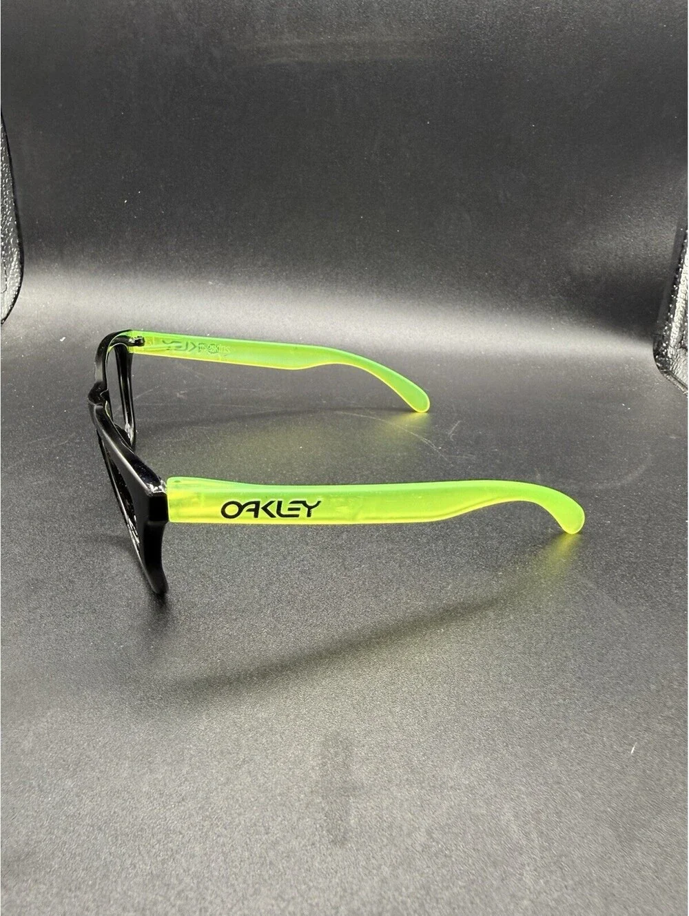 Oakley Frogskin Polished Black/Blacklight Green Frame